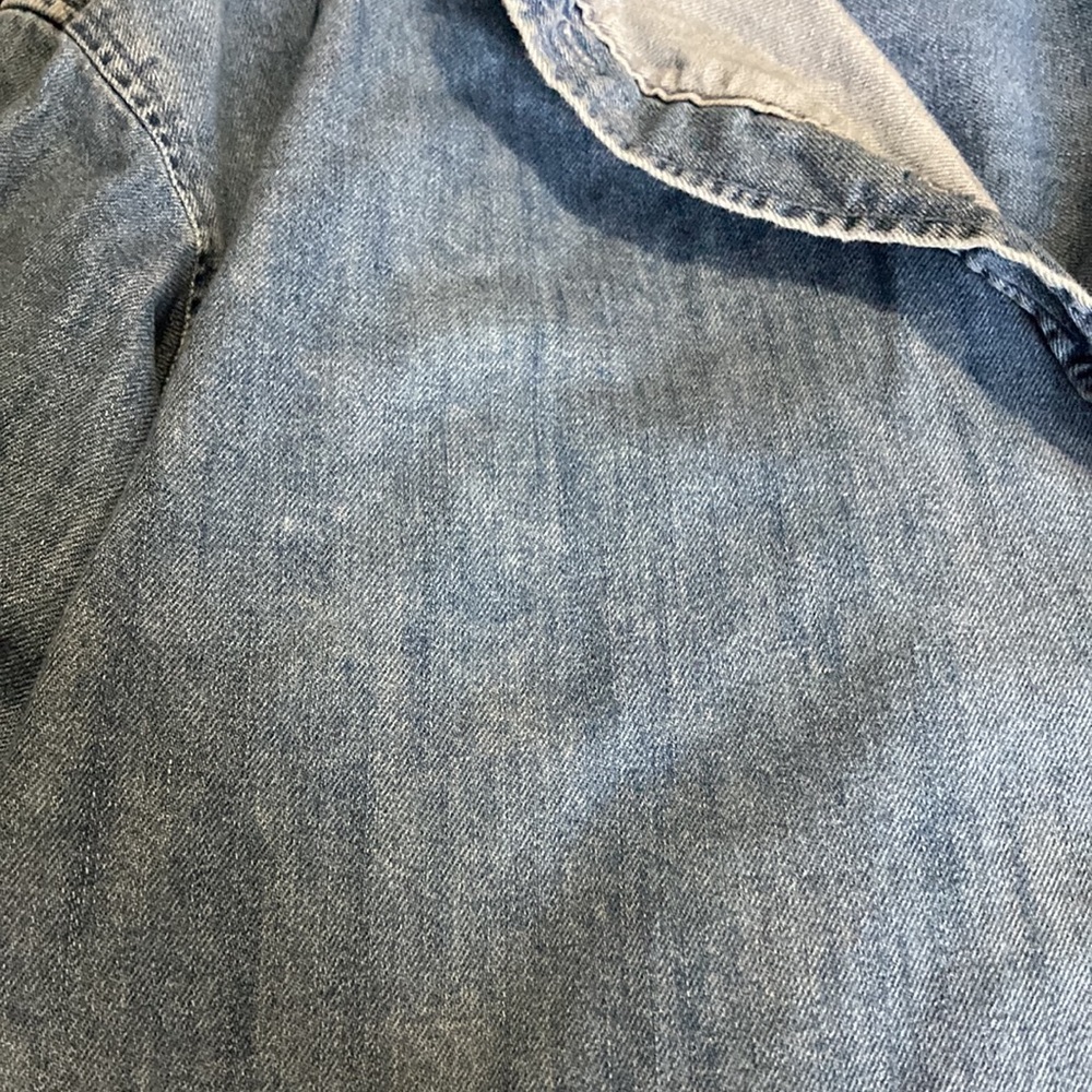 Denim Blue Shirt Dress - Picture 8 of 9